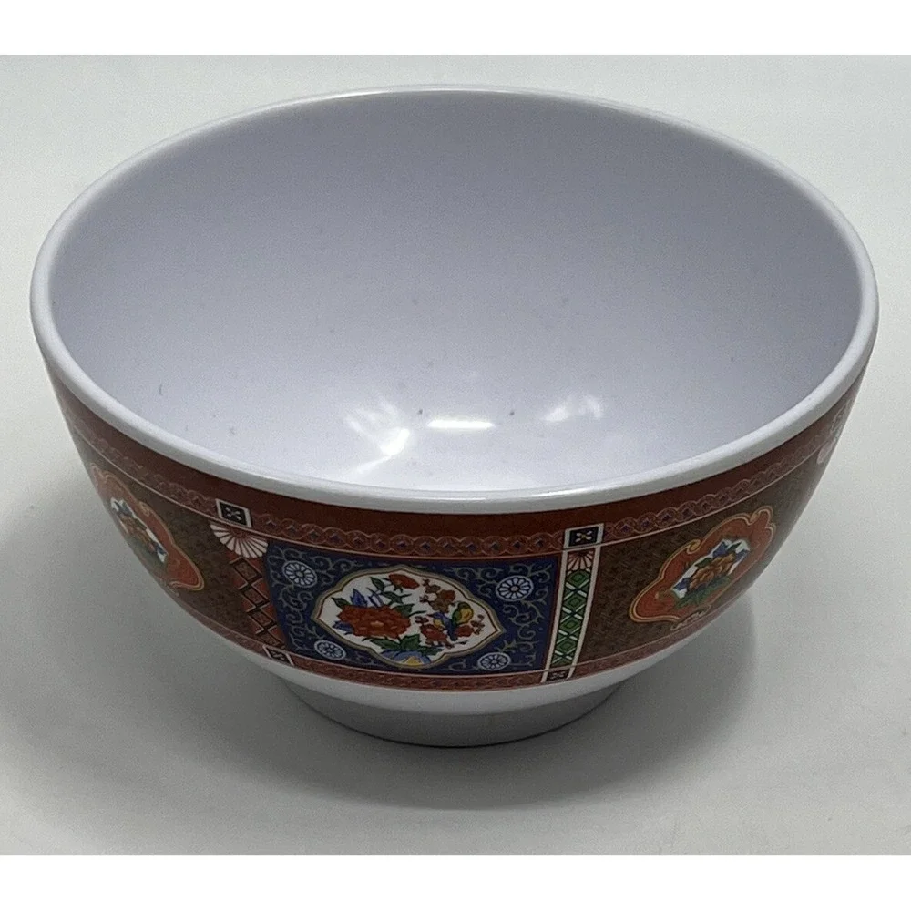 Melamine Dinnerware Thunder Group Peacock Set 12 Piece Kitchen Dinner Set Bowls